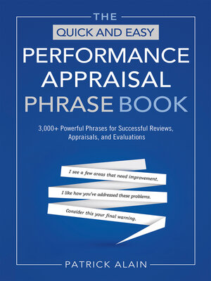 cover image of The Quick and Easy Performance Appraisal Phrase Book